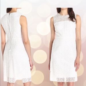 Elie Tahari White Lace Dress